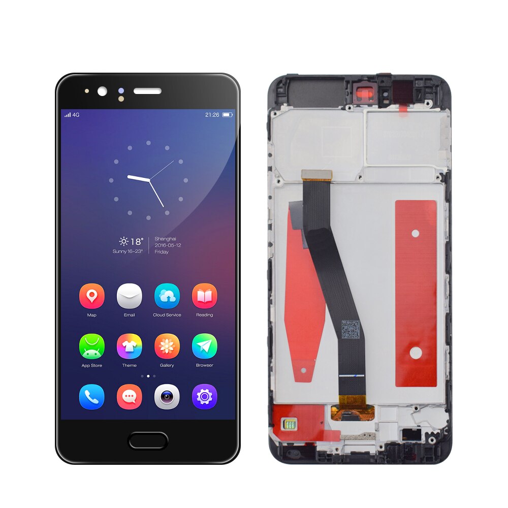 5.1" LCD For Huawei P10 LCD Display Touch Screen Digitizer Glass Assembly + Frame for Huawei VTR-L09 VTR-L10 VTR-L29 LCD