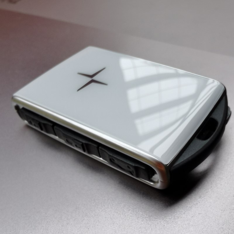 1pc Car Key Modification Case Refit Acrylic Car Key Shell Replacement for for Volvo S90 S60 XC60 XC90 XC40 V60 V90: white polostar