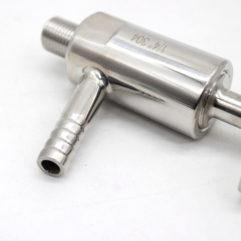 10mm Hose Barb OD 304 316L Stainless Steel Sanitary Sampling Valve 1/4“ 1/2" BSP