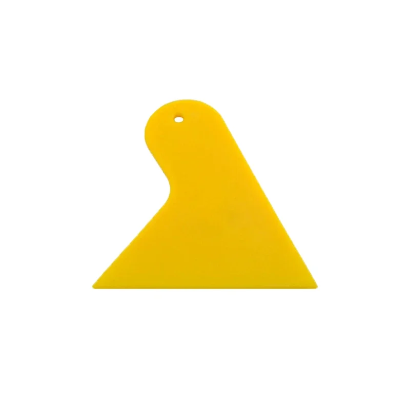 Auto Schoonmaken Tool Plastic Schraper Venster Voorruit Sneeuwschuiver Glas Water Lijm Verwijderen Ruitenwisser Zuigmond Mes Auto Wassen Gereedschap: Bruin