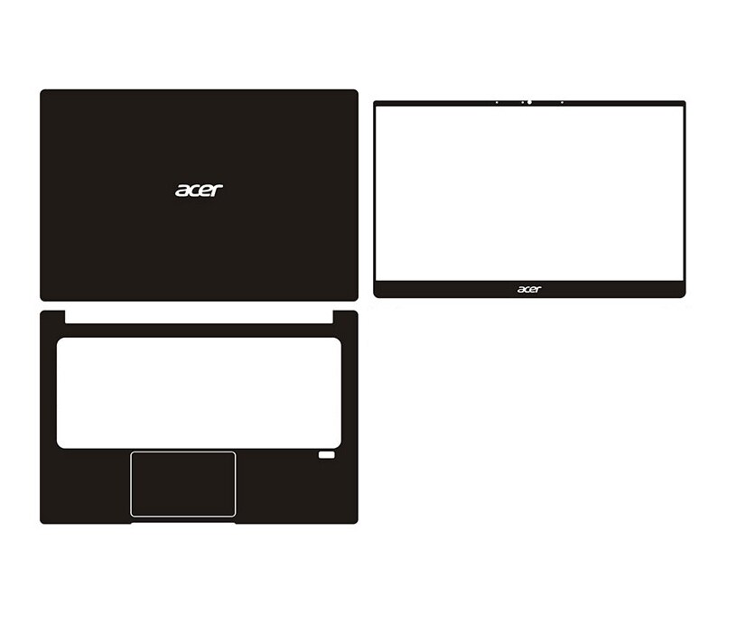 Laptop Carbon Fiber Vinyl Skin Sticker Cover For ACER Swift SF314-42 14"