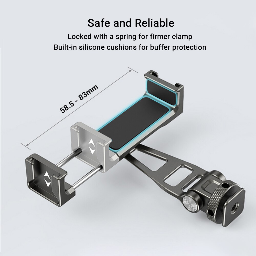 Supporto universale multifunzionale per Smartphone in metallo SmallRig con supporto per pattino freddo e fori filettati 1/4 &amp; quot-20 portatili 3559