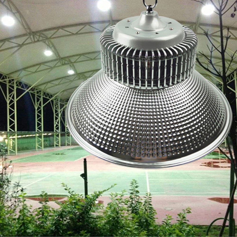 Ledet ufo high bay light 50w 100w 150w 200w dagslys industriel kommerciel bay belysning til lager værksted edison lampe