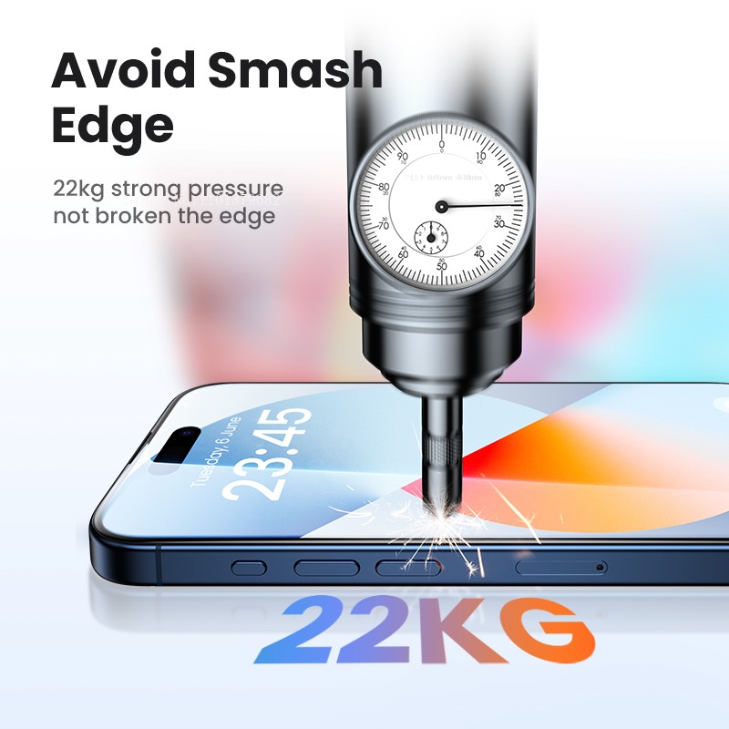 Protector de pantalla de vidrio templado para iPhone, película 9D para iPhone 15, 14, 13, 12, 11 Pro Max, 14 Plus, 11, XR, 2 unidades
