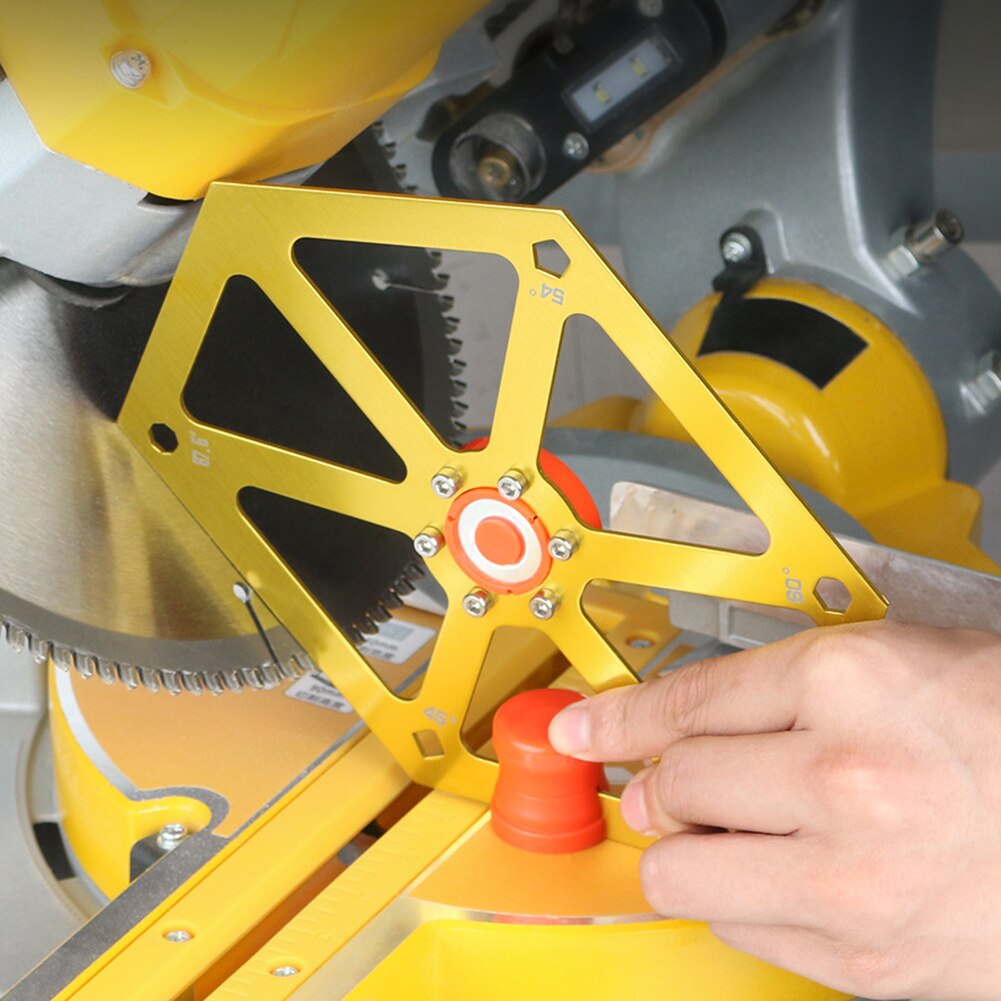 Multifunctional Magnetic Aluminum Alloy Hexagon Ruler Angle Protractor Gauge Woodworking Measuring Tools Angle Ruler