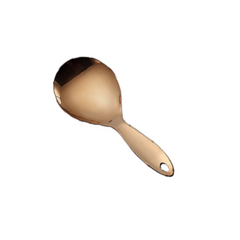 1pc titanpläterade rostfritt stål matlagningssked spade kökssats hem kök kök matlagning verktygssats cocina utensilios: Rissked