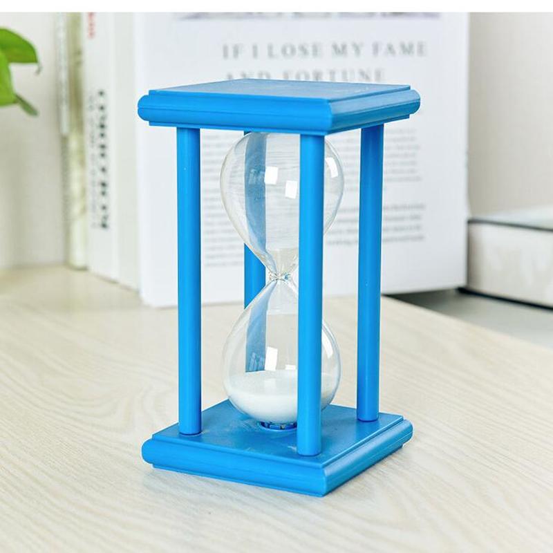 3/5/15/30 Minutes Luminous Hourglass Sand Clock Timer Kitchen School Wooden Hour Glass Sandglass Tea Timers Home Decor