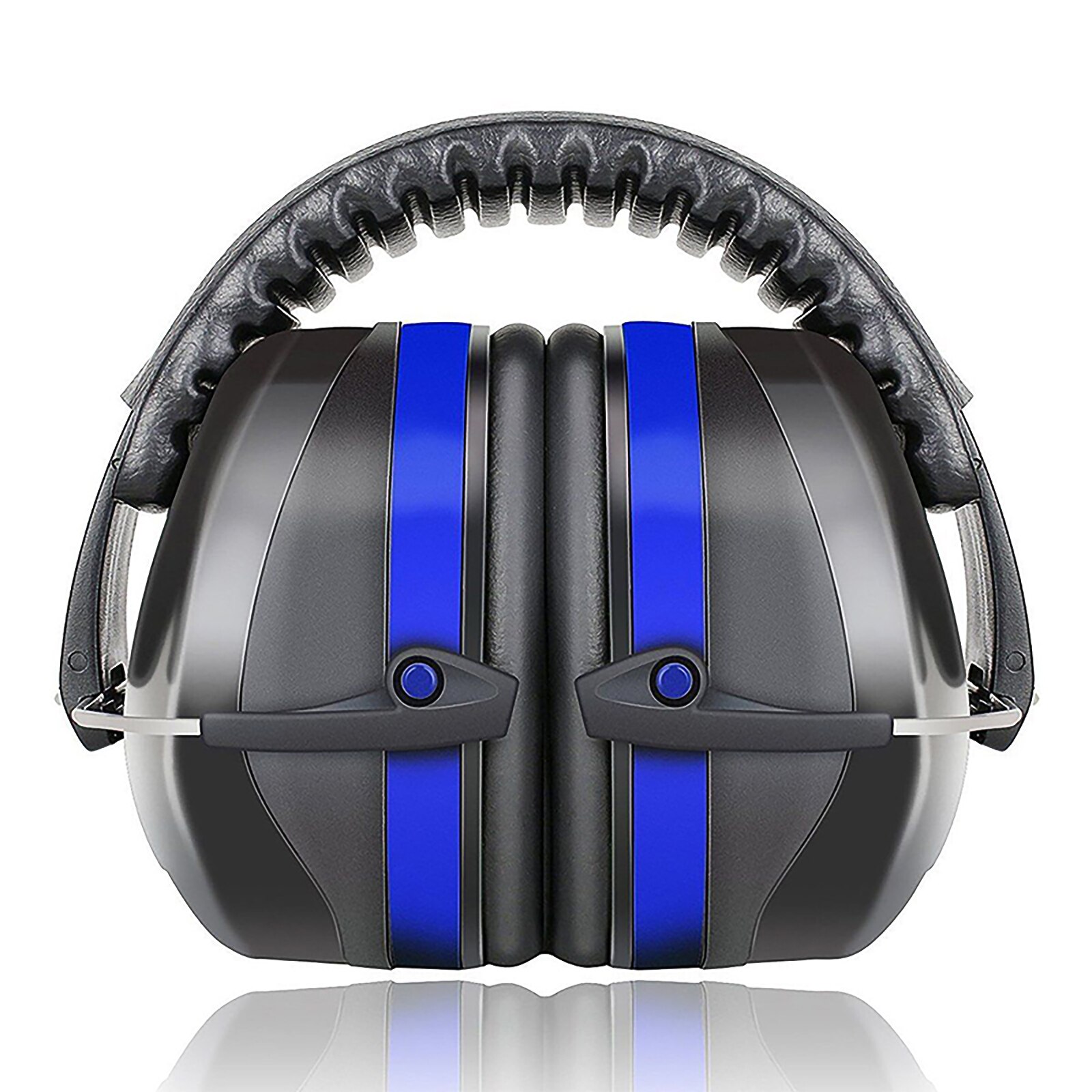 Bescherming Oorbeschermers Headset Noise Werk Oren Op Het Hoofd Oordoppen Anti-Noise Hoofdtelefoon Canceling Hoofdtelefoon Apparatuur Veiligheid: Black Blue