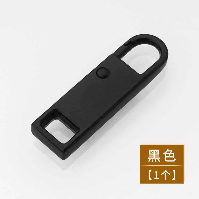 2Pcs Fix Rits Hoofd Universele Slider Rits Stuk Kit Vervanging Voor Gebroken Wearable Sliders Kleding Koffer Tas Rits Stuk: 2(Without slider)