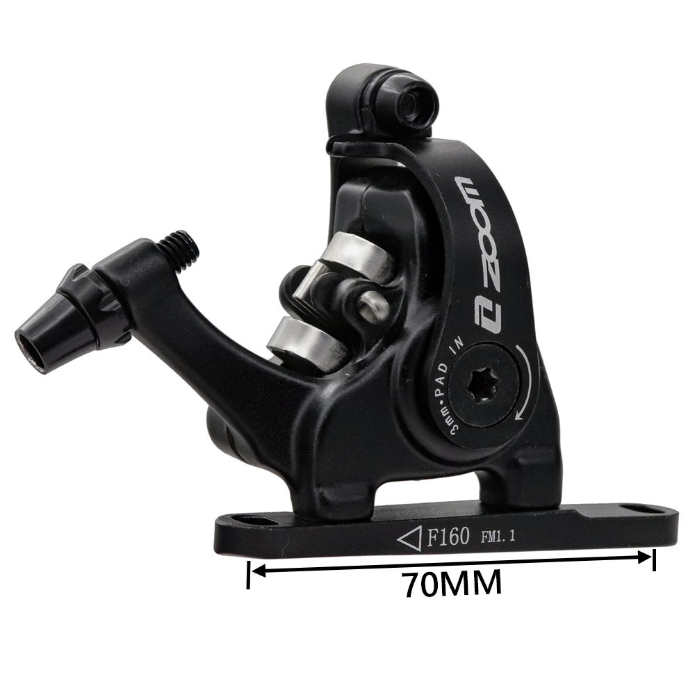 ZOOM HB700 freno de disco de carretera bicicleta de grava disco mecánico pinza de montaje plano doble pistón unidad Bilateral MD-C550 140 160mm