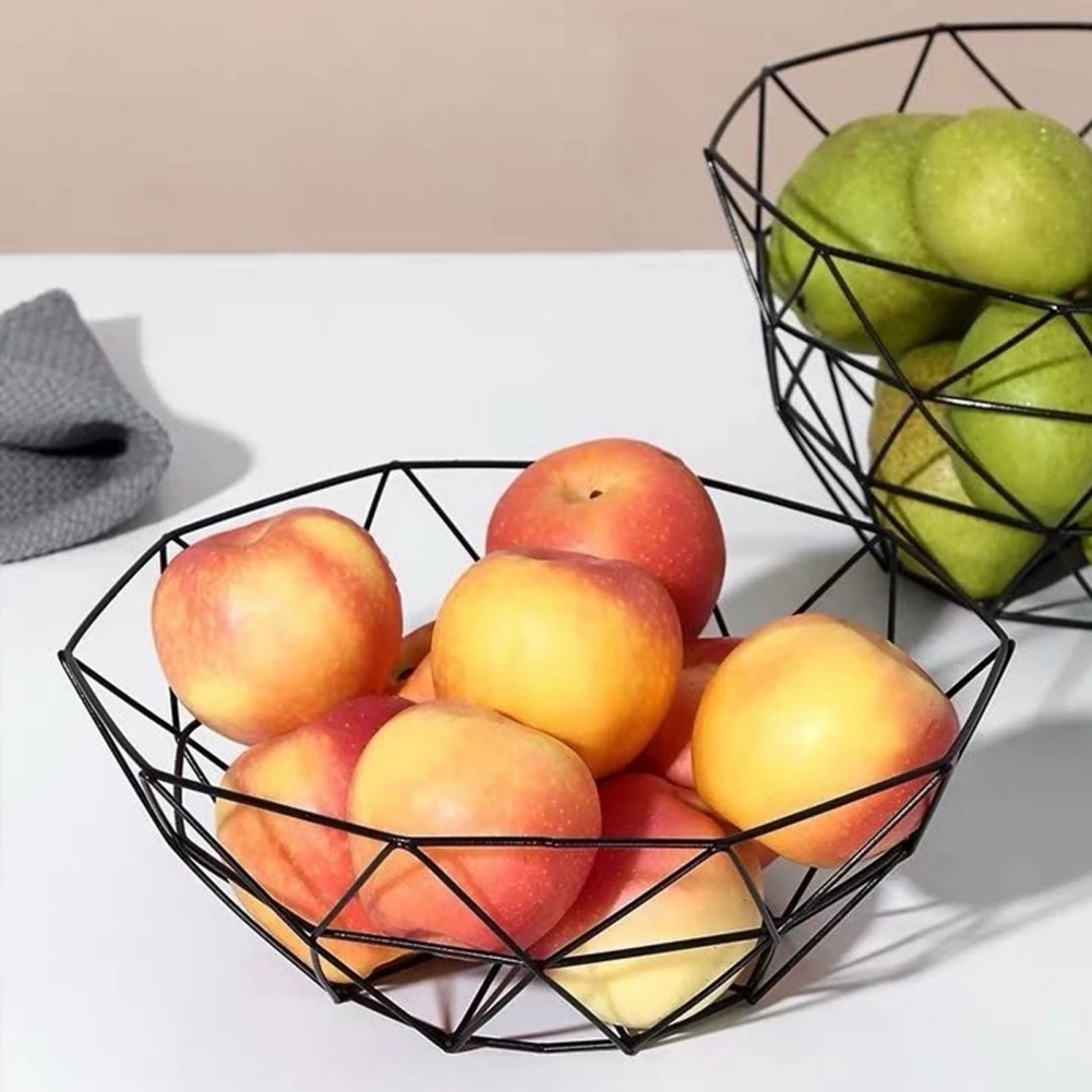 Fruitschaal wassen fruit holle afvoermand ijzeren fruitmand woonkamer salontafel netto rode fruitschaal snack opbergmand
