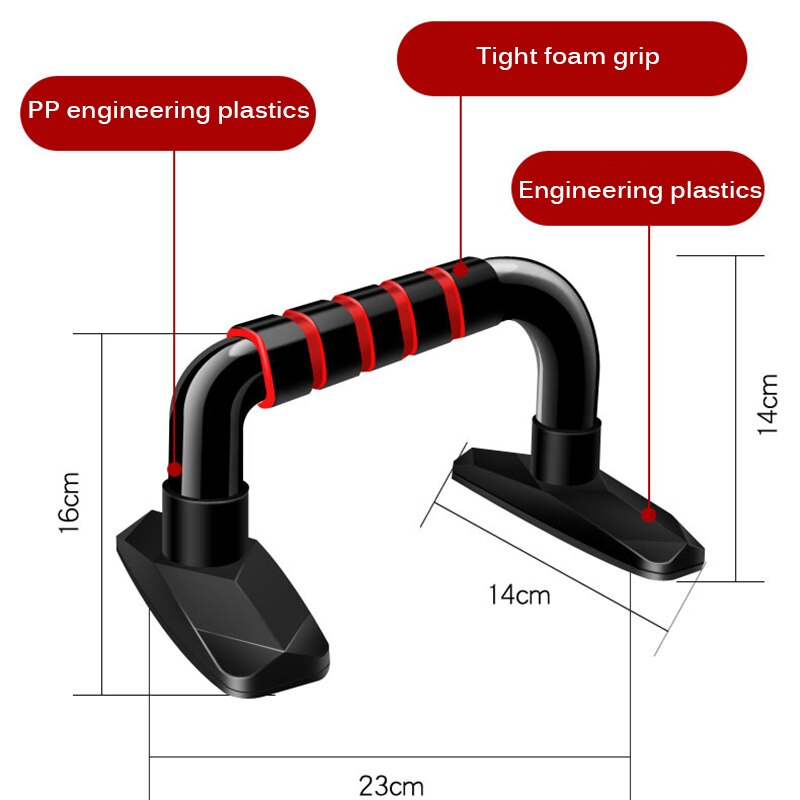 Fitness Push-Ups Staande Bar Fitness Drukken Bar Push-Ups Frame Fitness Borst Toolbox Trainer Absi Tool Materiaal sport