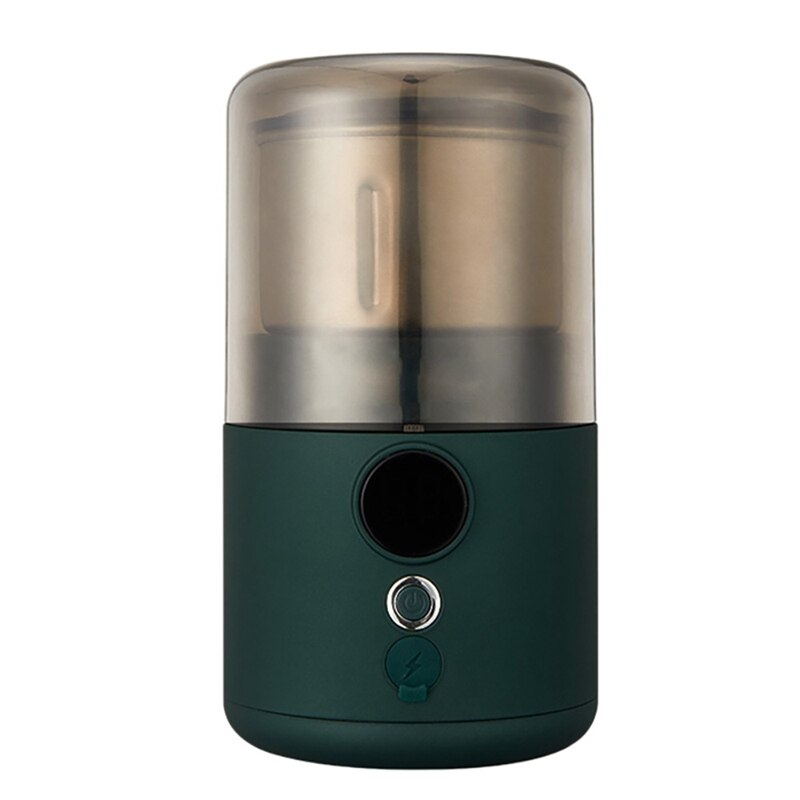 Digital Display USB Rechargeable Coffee Grinder Home Coffee Bean Mill Machine For Nuts Beans Spices Grains Pepper: Default Title