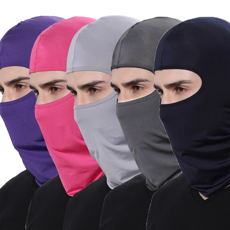 Motorfiets Gezichtsmasker Fietsen Bivakmuts Full Cover Gezicht Masker Hoed Bivakmuts Lycra Ski Neck Zomer Zon Ultra Uv Bescherming Dunne