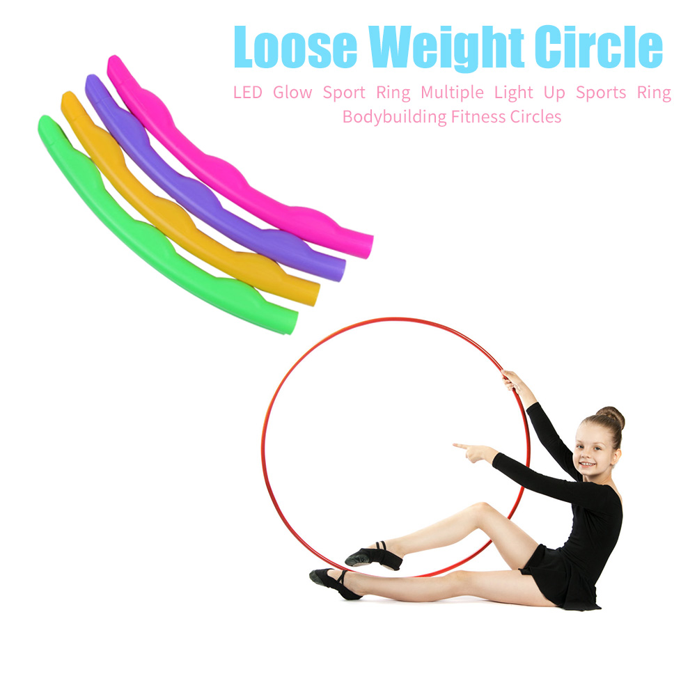 Waist Exercise Hoops Weighted Children Massage Gymnastics Loops Waist Exercise Sports Fitness Hoops Exercise Equipment