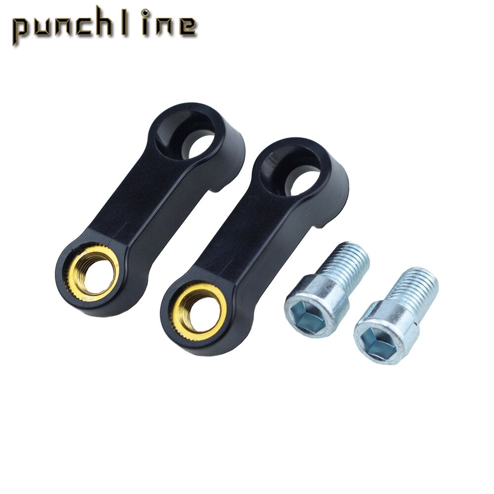 Dla GSX-S750 GSX-S1000 SV 400 SV 650 DL 650 v-strom SV650 SV400 RH lustro pion przedłużacze dystansowe adapter przedłużający Adapto