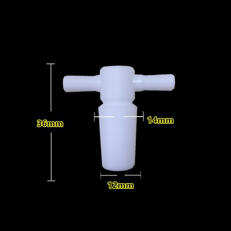 Tapón de sellado para laboratorio, tapón sólido de PTFE con mango para experimentos escolares, 14/16/19/24/29/34 #