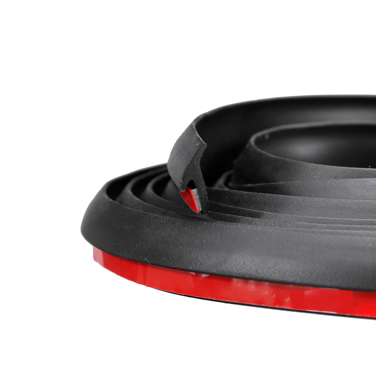 200cm Universal Car Rubber Sealing Strip Small Slanted T-Type automobile Seal Rubber Weatherstrip Flare Arch Trim