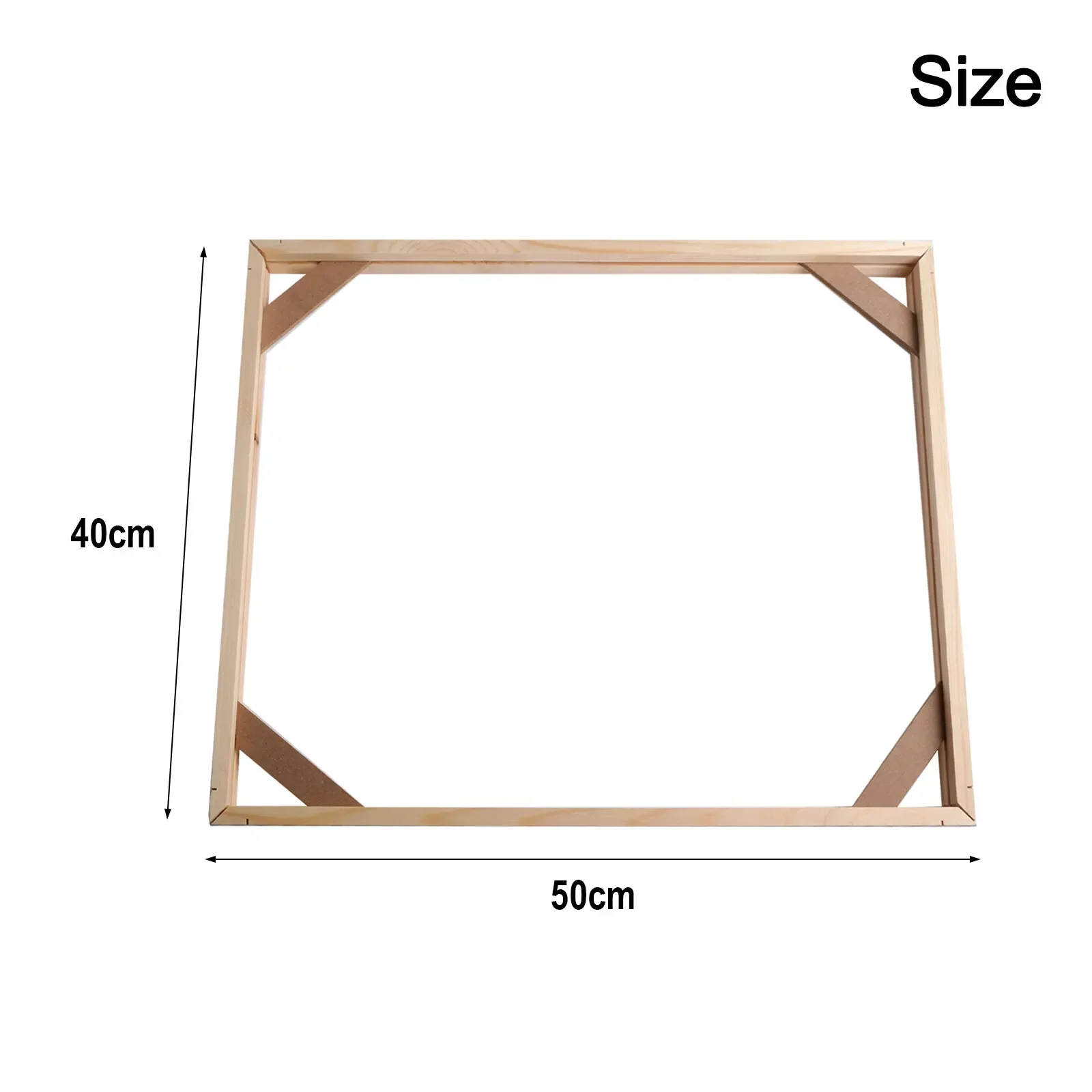 Ramka DIY 40x50cm na obrazy na płótnie Drewniana ramka na zdjęcia Rodzinne artystyczne ramki na obrazy olejne Dekoracja ścienna robić domu: Czerwony