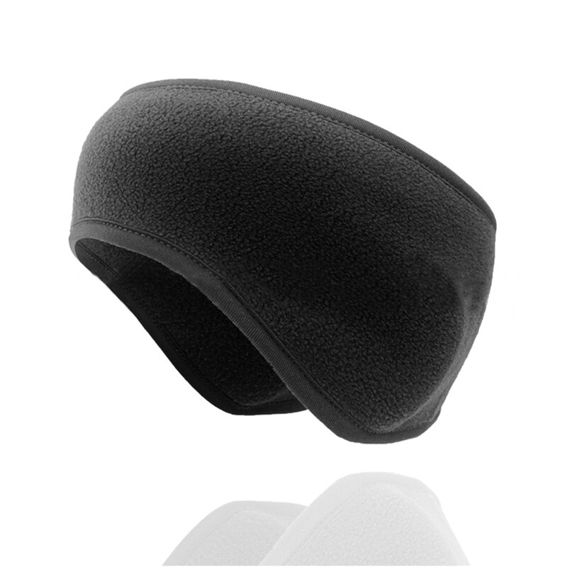 Fleece Hoofdband Zachte Winter Warme Muts Oor Muff Warmer Mens Dames Voor Winter Outdoor Activiteiten Skiën Snowboarden Ski Snowboard: Dark Gray