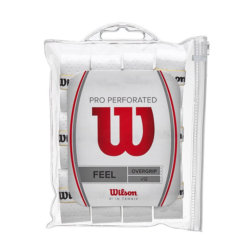 12 stücke Wilson Badminton Schläger Tennis Schläger Gel über Perforierte Atmungsaktiv Schweiß Absorbieren