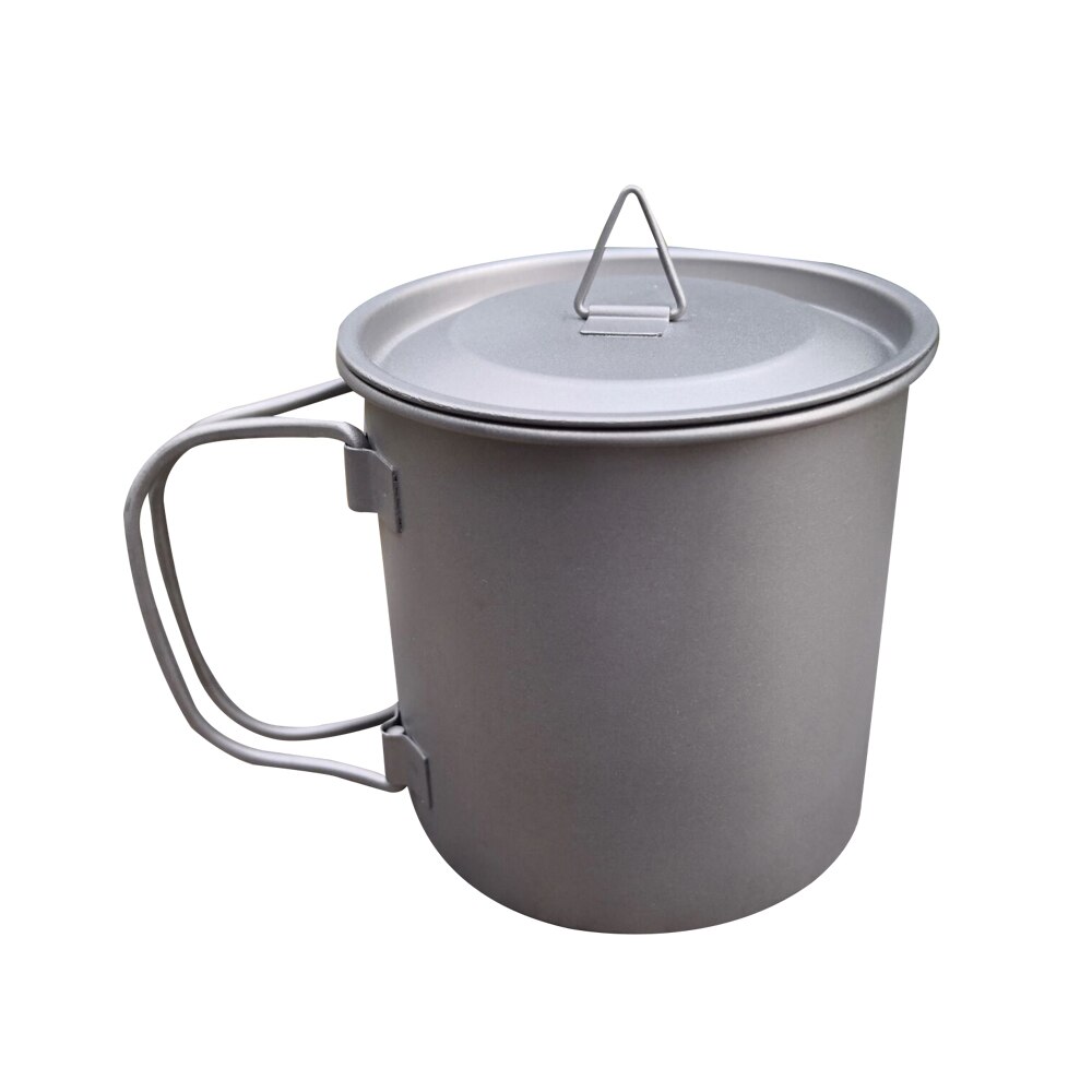 62 ml/400 ml Titanium Pot Titanium Water Mok Cup Ronde Wijn Cup Outdoor Camping Pot Koken Potten Picknick portable Kom