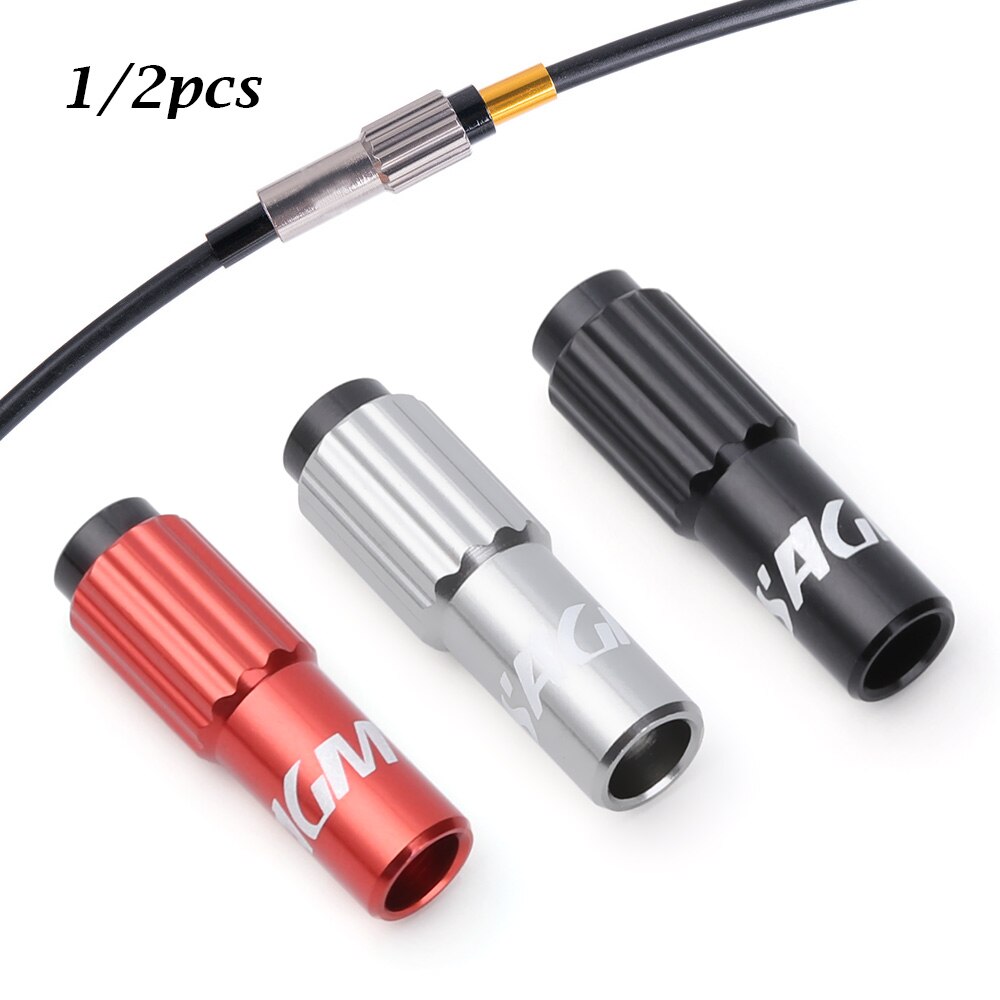 1/2Pcs MTB Bike Brake Cable Gear Shift Screws Connector Road Micro Adjustable Bicycle Shifter Line Parts Regulator Housing Caps