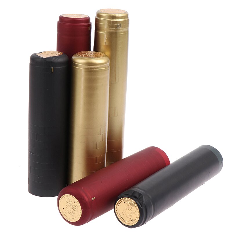 Cápsulas retráctiles para botellas de vino, tapón termorretráctil para botellas de vino, 10 Uds.