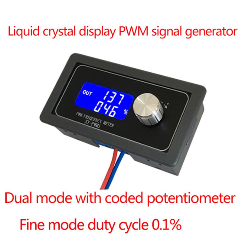 Módulo generador de señal de XY-PWM1, frecuencia de pulso PWM ajustable, ciclo de trabajo, onda cuadrada, 1Hz-150KHz,