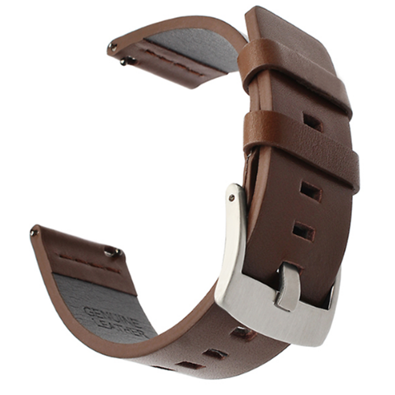 Italiensk olie læder urrem + værktøj til diesel fossil timex dw hurtigudløser urrem håndledsrem 18mm 20mm 22mm 24mm