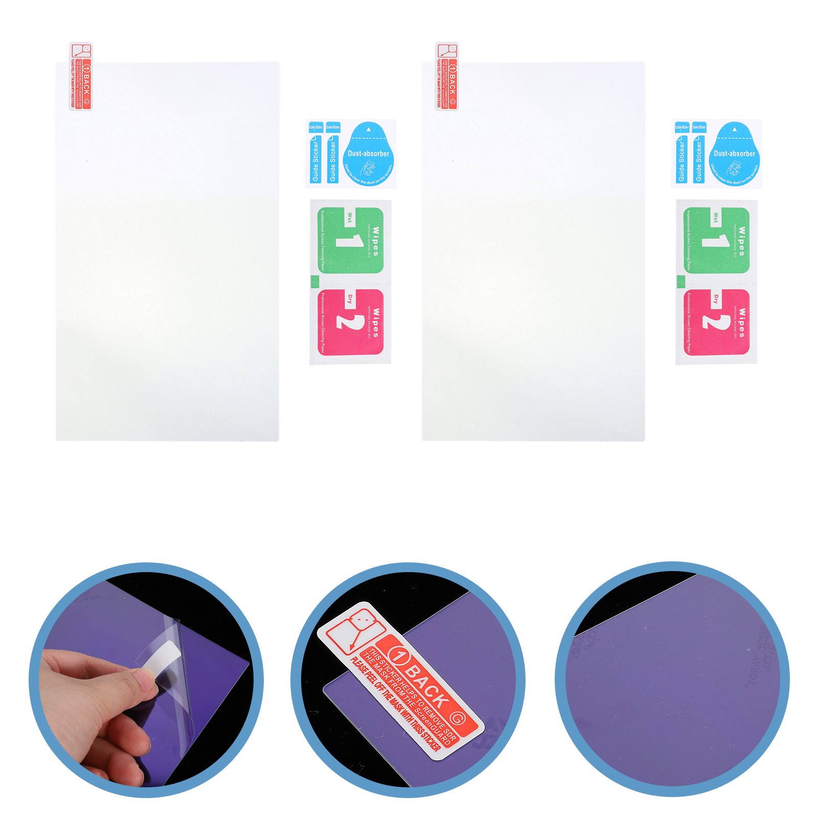 2Stck Konsole Bildschirm Schutz Kompatibel Für Schalter OLED Gehärtetem Glas Film