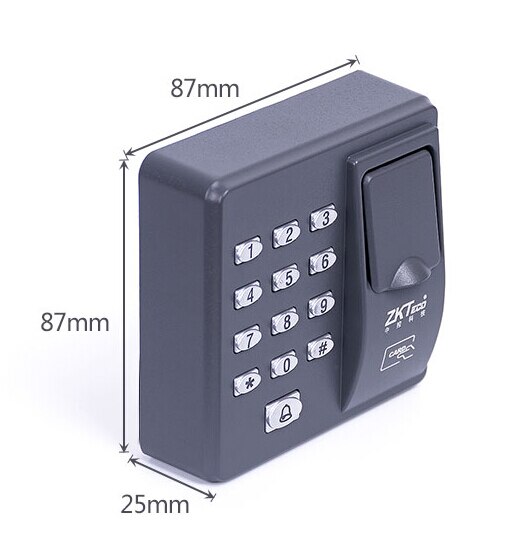 X6 ZKTECO fingerprint access control machine fingerprint reader card reader access Door access control Biometric Reader in stock