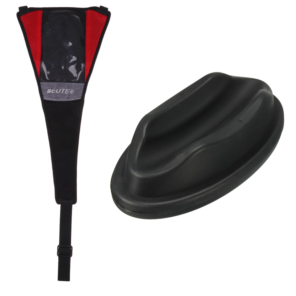 Bike Trainer Sweat Catcher Strap Frame Guard &amp; Front Wheel Riser