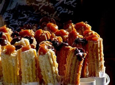 chocolate jam cream filler Churros jam filler cream applier filling machine fried dough sticks maker churro filling machine