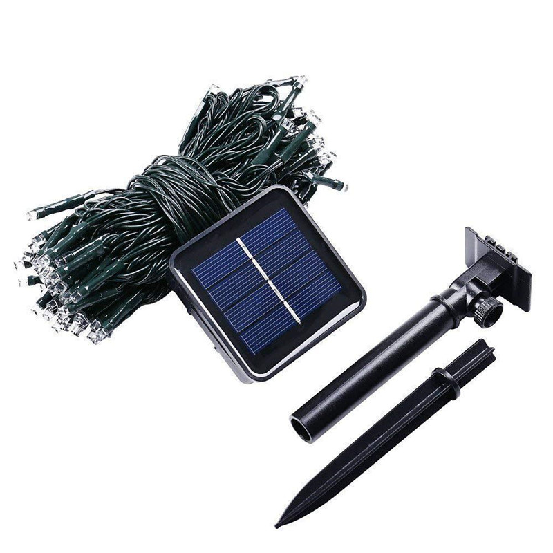 Buiten Solar String Light 300LED 8 Modi Solar Lamp Straat Waterdichte Voor Tuinen Wedding Valentines Kerst Kerstverlichting