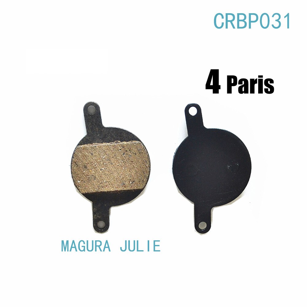 EOOZ 4 Pair Semi - Metallic bicycle DISC BRAKE PADS for Hope TECH X2: CRBP031