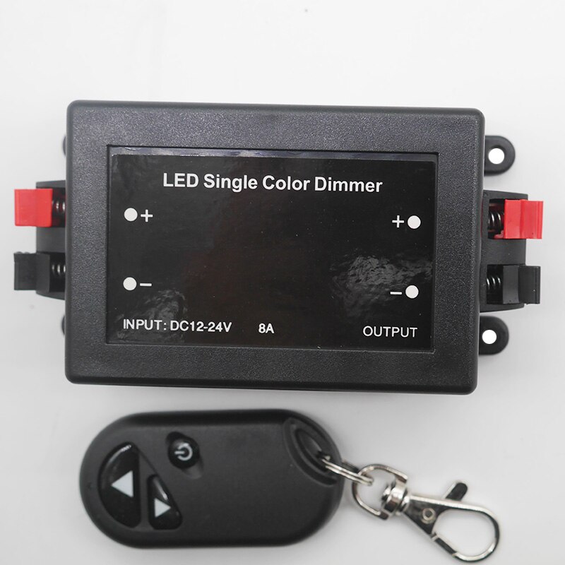 Mini 3 Sleutels Een Kleur Dimmer Controller Voor 5050 3528 3014 2835 Led Strip Licht Tape Lamp 12V 24V