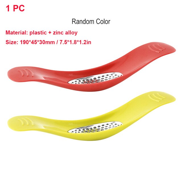 Presse-ail manuel multifonction courbe ail meulage trancheuse hachoir acier inoxydable ail Presses outil de cuisine Gadgets: 5