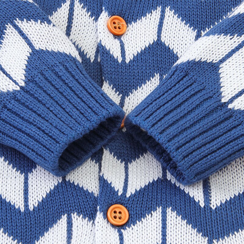 Kids Baby Girl Boy Knitted Romper Unisex Kids Long Sleeve Autumn Winter Jumpsuit Knitwear Infant Boys Girls Clothes