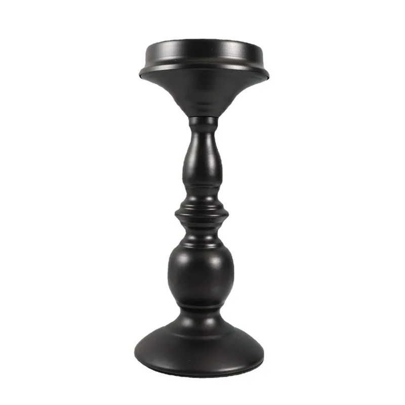 Candelabro de madera de mesa, candelabro blanco Retro, decoración del hogar, estante de velas de madera, fotografía nostálgica, 1 unidad o 1 Juego