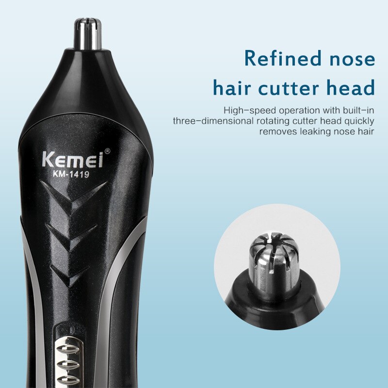 Kemei 3in1 Multifunctionele Tondeuse Professionele Elektrische Draadloze Tondeuse Baard Trimmer Haar Snijden Scheerapparaat Waterdicht