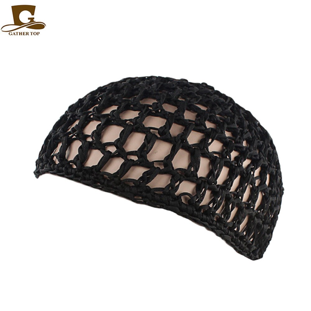 Chapeau de nuit pour femmes, bonnet de nuit, couleur unie, filet, , lot de 10 pièces