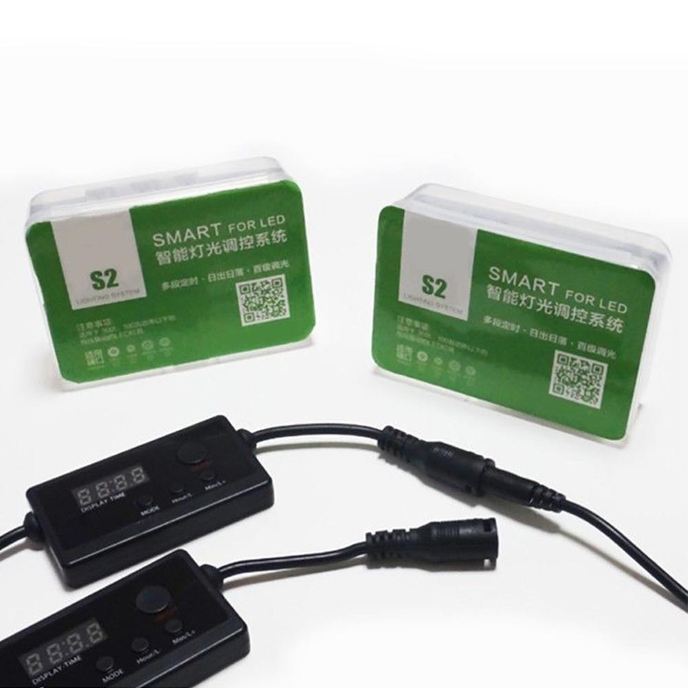 Intelligent LED Light Dimming Controller Timer Aquarium Fish Tank Modulator Sunrise Sunset Timing System Aquarium Light Timer