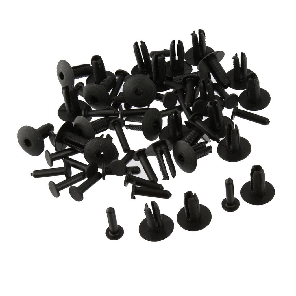 60x Bumper Mount Rivet Body Trim Clip For BMW E30 E36 E46 E39 E38 Z1