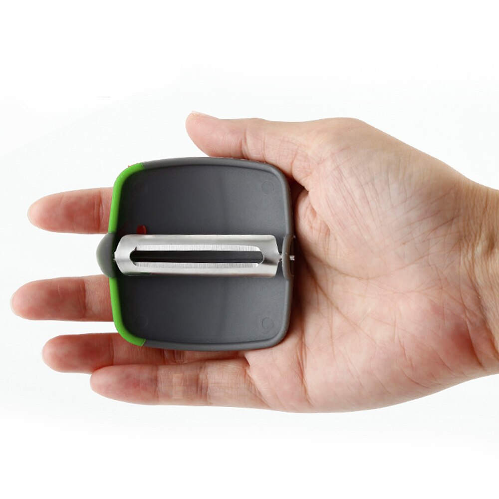 1PC Kitchen Peeler with Finger Grips for Peeling Fruits Potato Carrot Cucumber Slicer Vegetable Shredder Blade Zesters