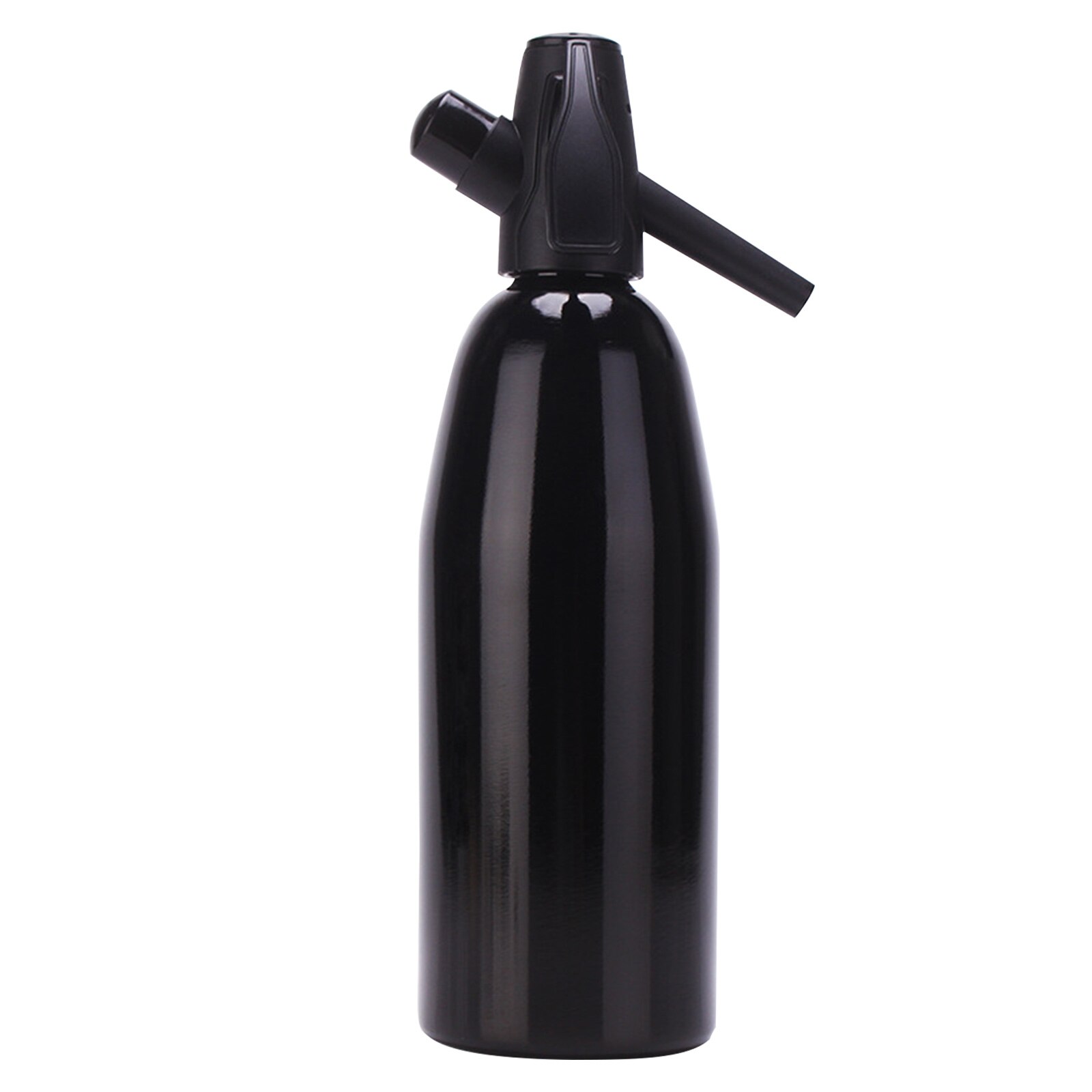 Soda Siphon Gun Bubble 1L Make Sparkling Gas Water Generator Comb Water Dispenser Gin Fizz Cocktails And Wine Spritzers: Black