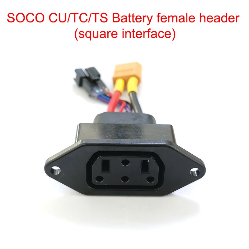 Voor Super Soco Tc Max Ts Tc Cu Originele Motorfiets Accessoires Opladen Plug Batterij Socket Kabel Lading Ontlading Draad Header: 2