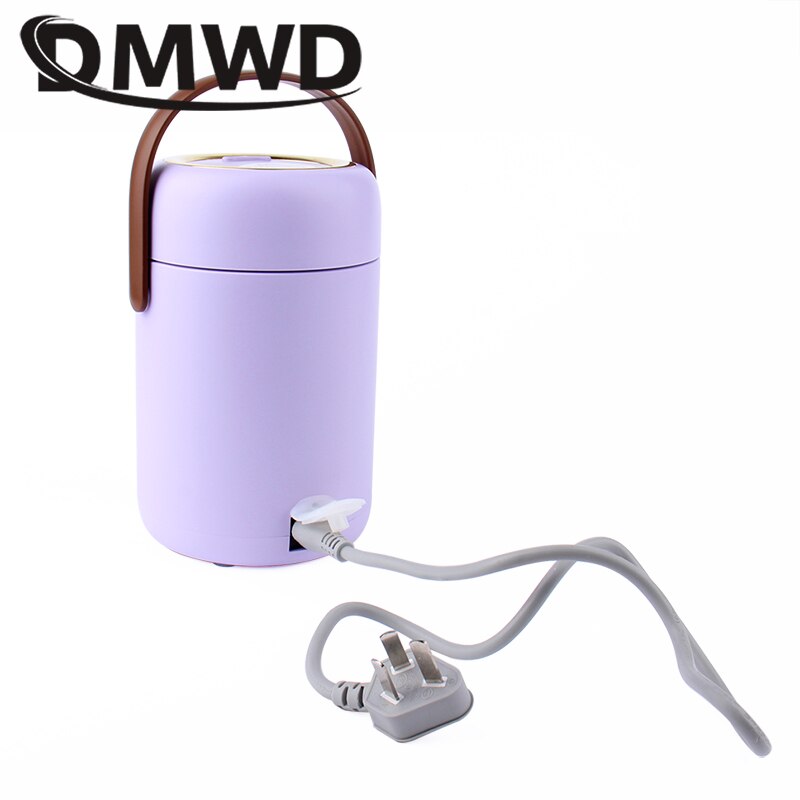 Bollitore elettrico fornello di riso scatola da pranzo mini zuppa portatile stufato pentola a cottura lenta porridge cibo piroscafo tagliatelle riscaldatore di pasta pentola calda