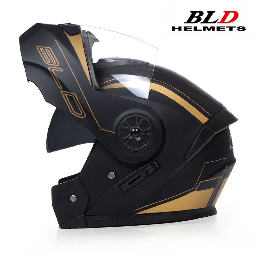 Lente dupla modular capacete da motocicleta mais recente flip face segurança capacete profissional quatro estações equitação ece dot aprovado casco
