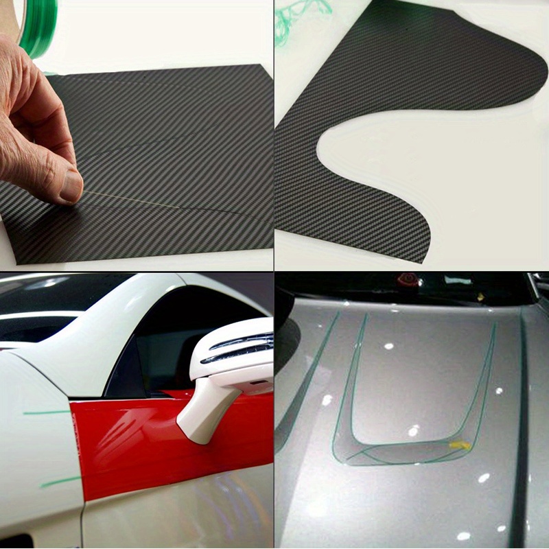 1 rollo de 5/10M de vinilo para envolver el coche, cinta sin cuchillo, línea de , pegatinas para coche, herramienta de corte, envoltura de película de vinilo, cinta cortada, accesorios para automóviles